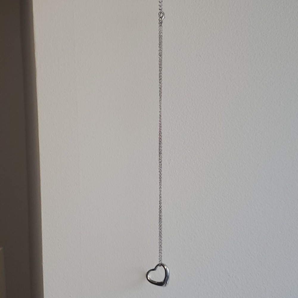 Silver Heart Charm Necklace